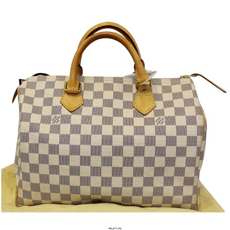 lv speedy damier azur 30|lv bag speedy 30 price.